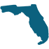 Blue Florida Icon